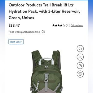 Outdoor Product 18Ltr Hydration Pack
